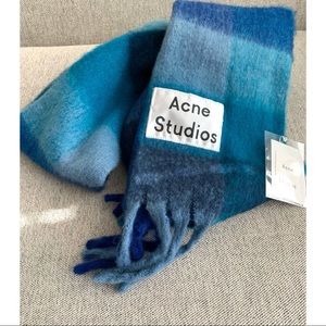 ACNE STUDIOS Large check scarf